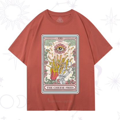 Purplehecate The Cheese Fries Tarot T-Shirt
