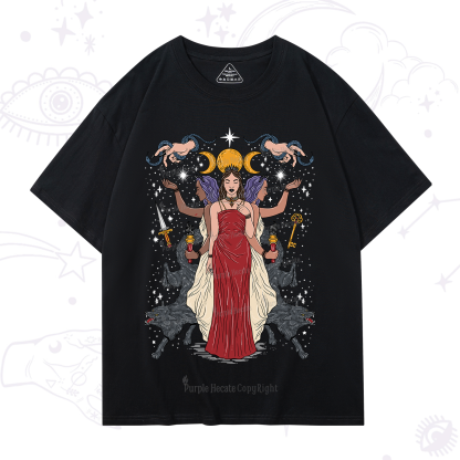 Purplehecate The Triple Goddess Hecate T-Shirt