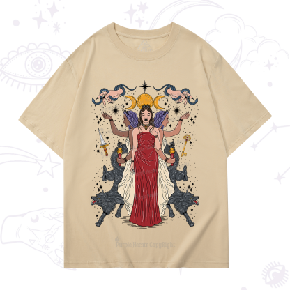 Purplehecate The Triple Goddess Hecate T-Shirt
