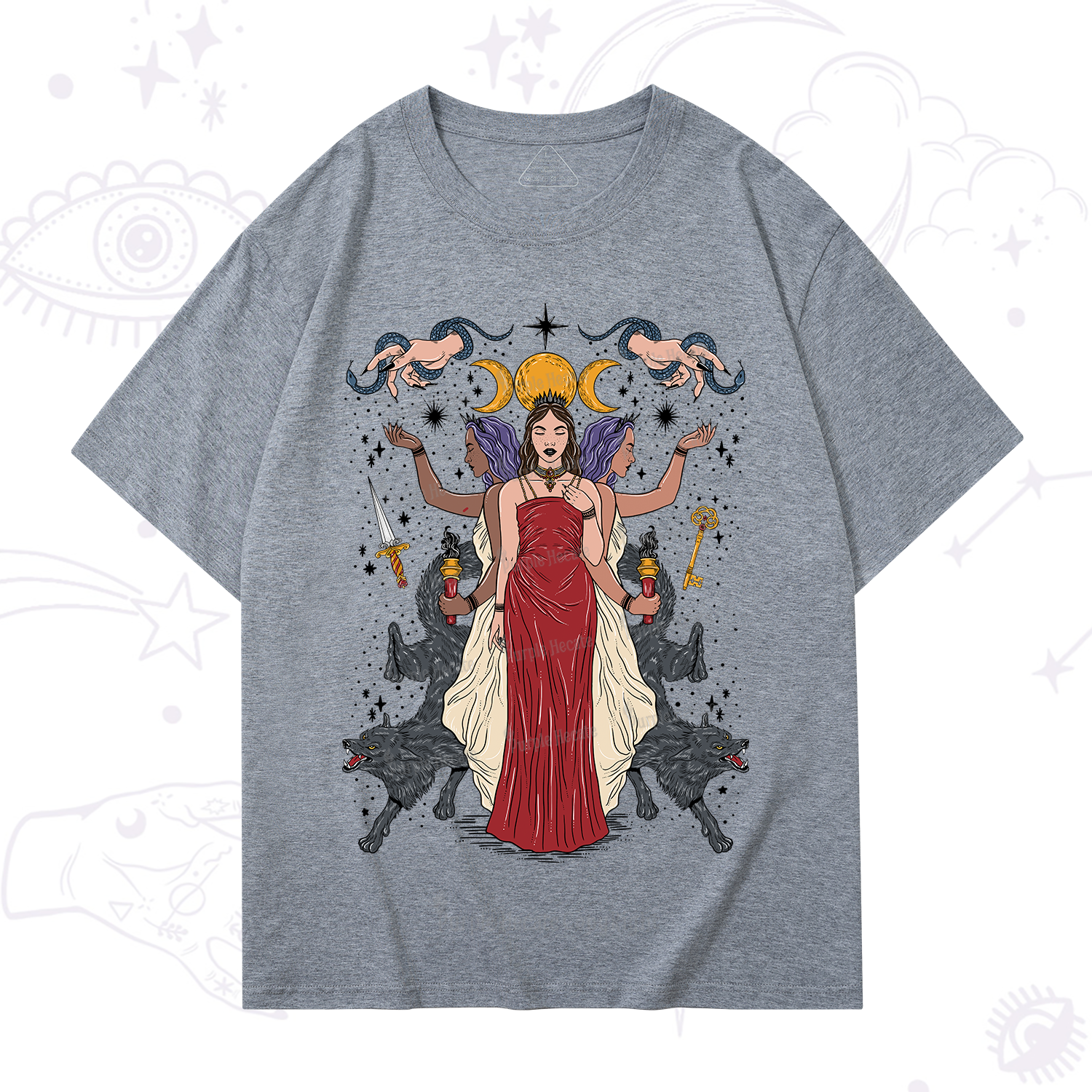 Purplehecate The Triple Goddess Hecate T-Shirt