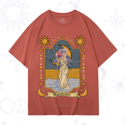 Purplehecate Aquarius Zodiac T-Shirt