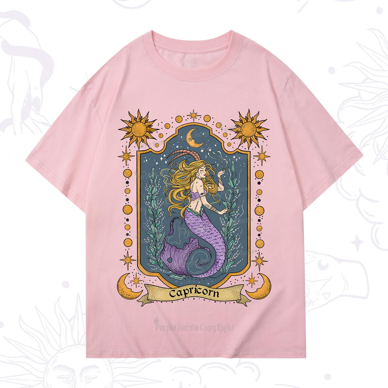Purplehecate Capricorn Zodiac T-Shirt