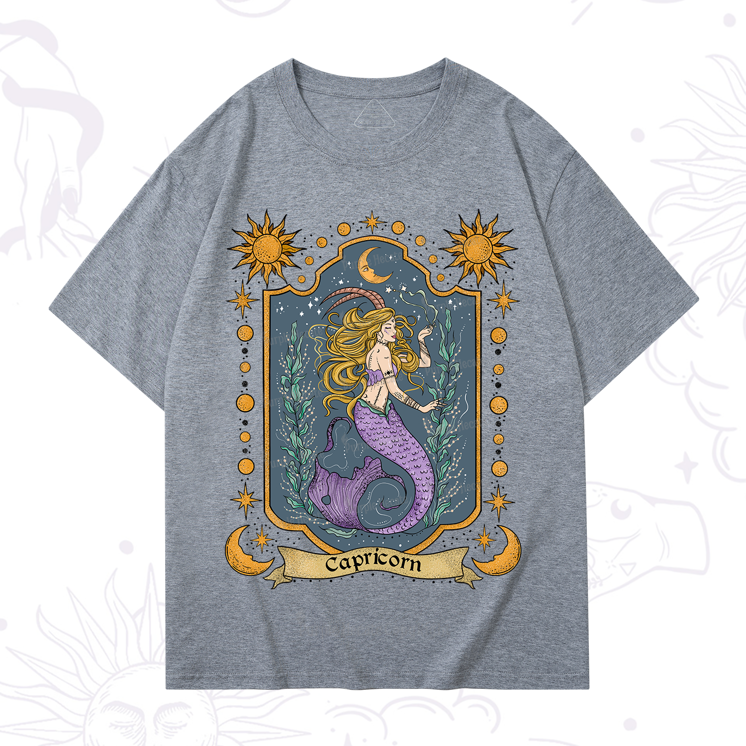 Purplehecate Capricorn Zodiac T-Shirt