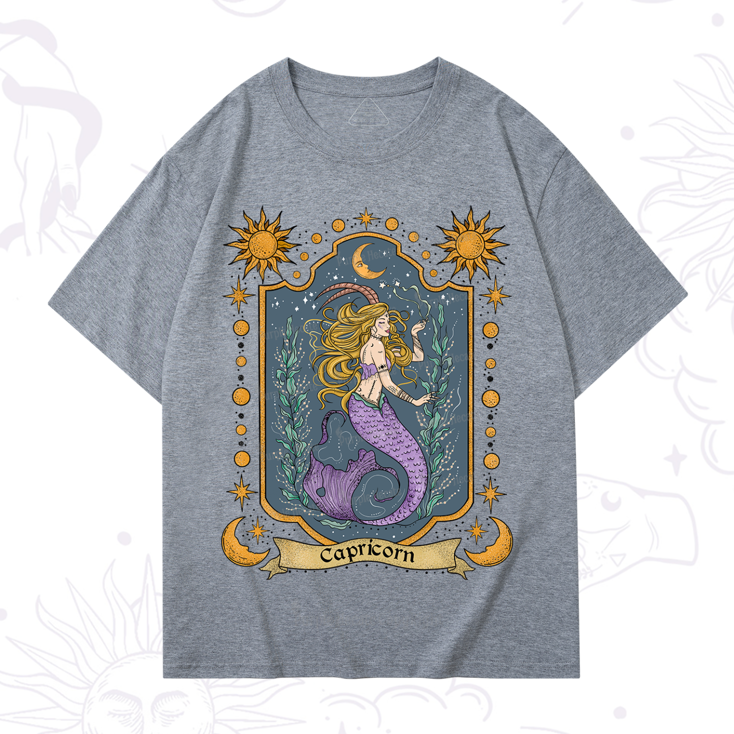 Purplehecate Capricorn Zodiac T-Shirt