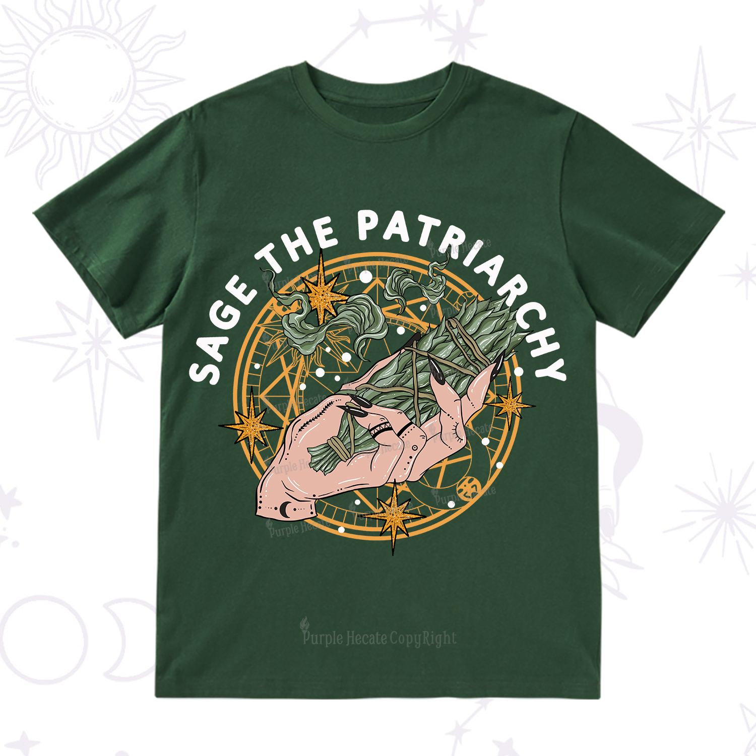 Purplehecate Sage The Patriarchy T-Shirt