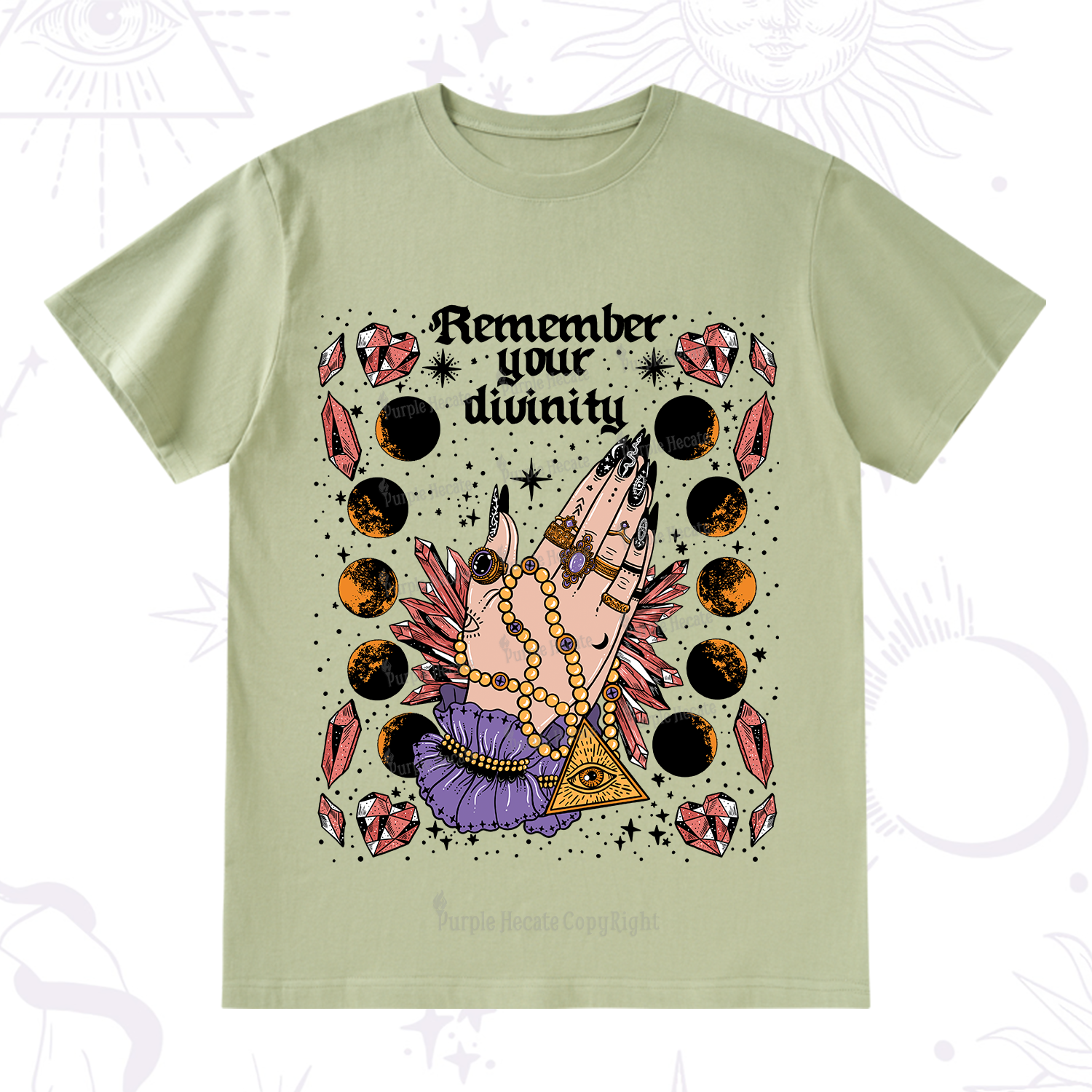 Purplehecate Remember Your Divinity T-Shirt