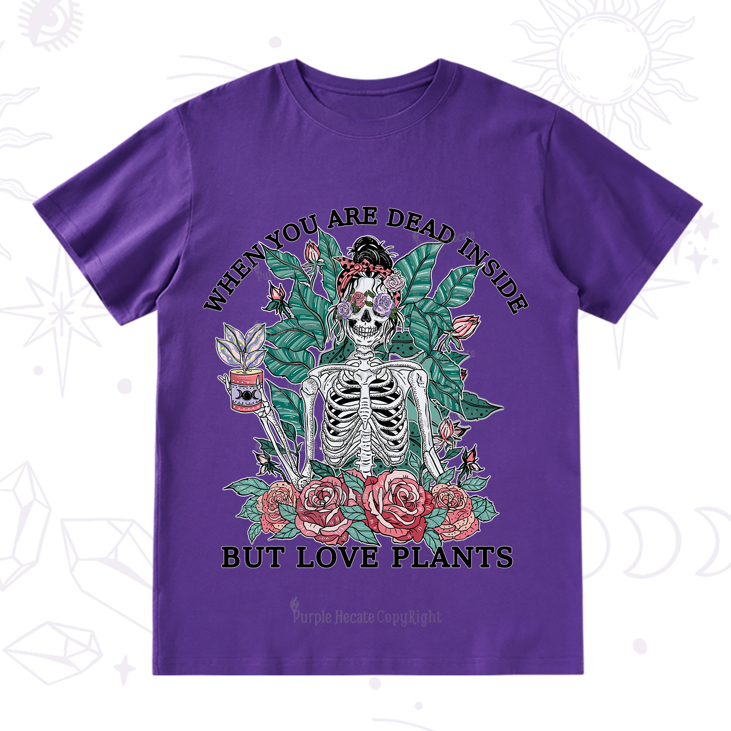 Purplehecate When You Dead Inside T-Shirt