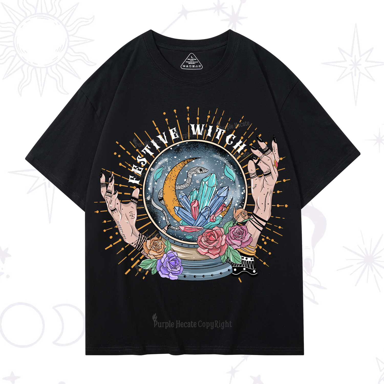 Purplehecate Festive Witch T-Shirt