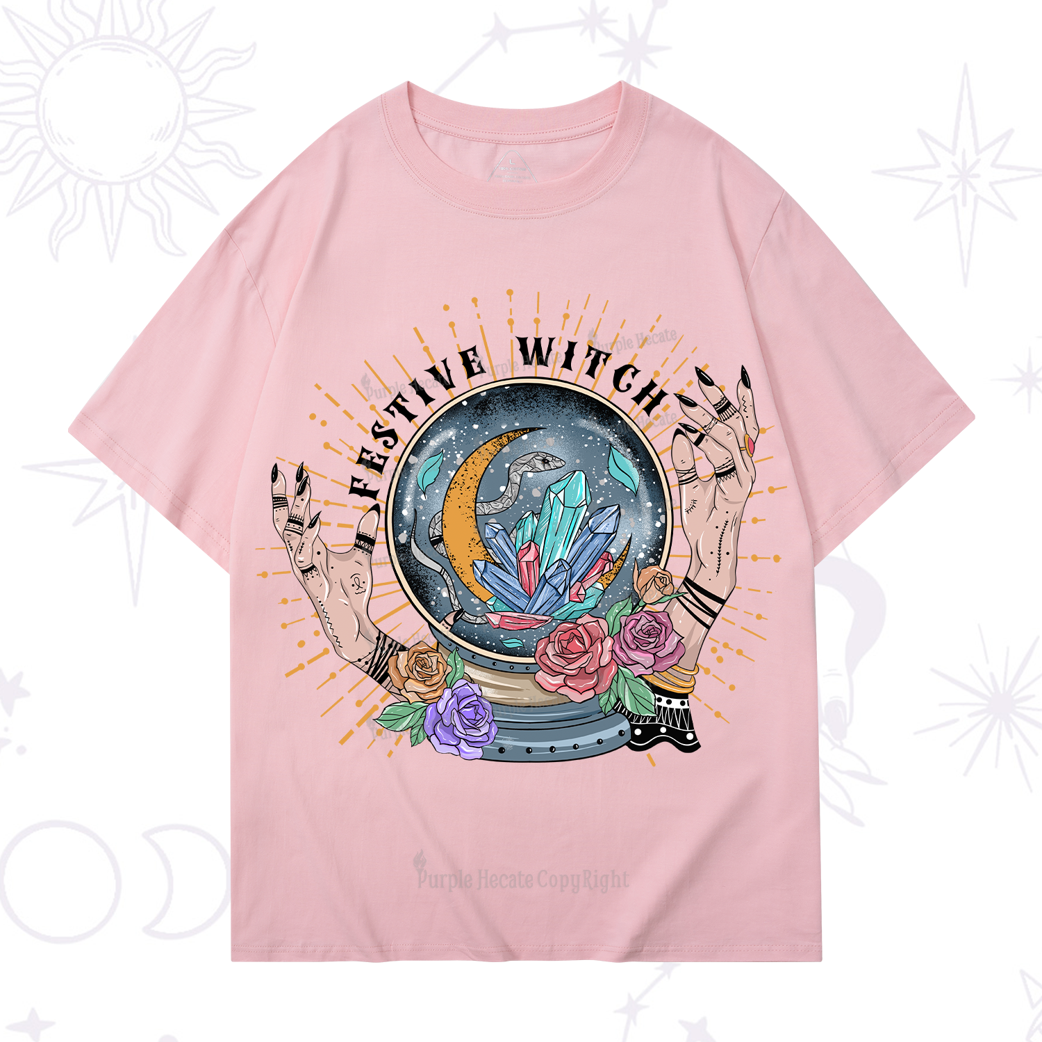 Purplehecate Festive Witch T-Shirt