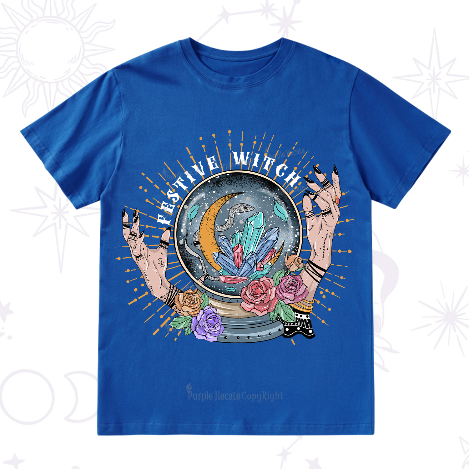 Purplehecate Festive Witch T-Shirt