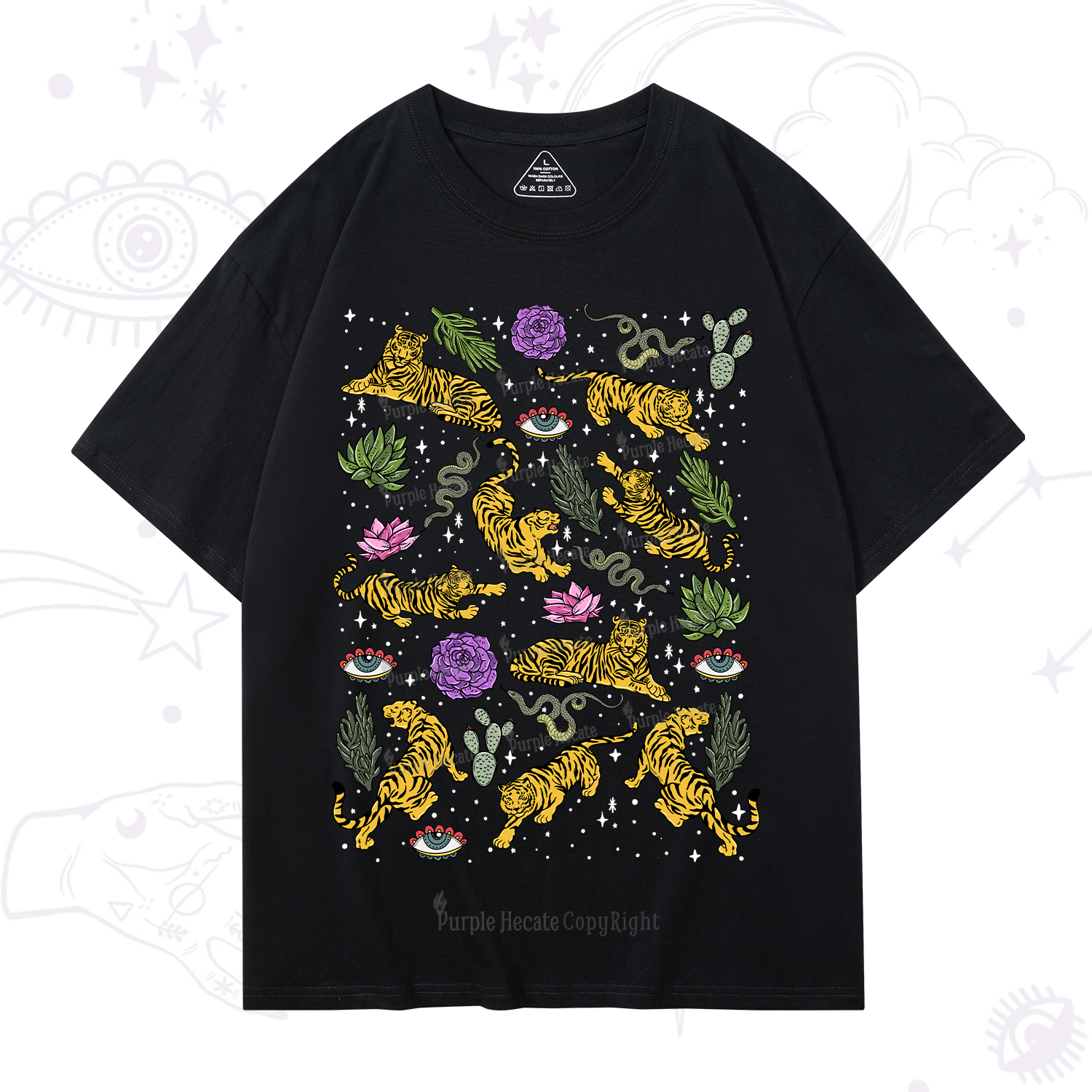 Purplehecate Desert Tiger T-Shirt