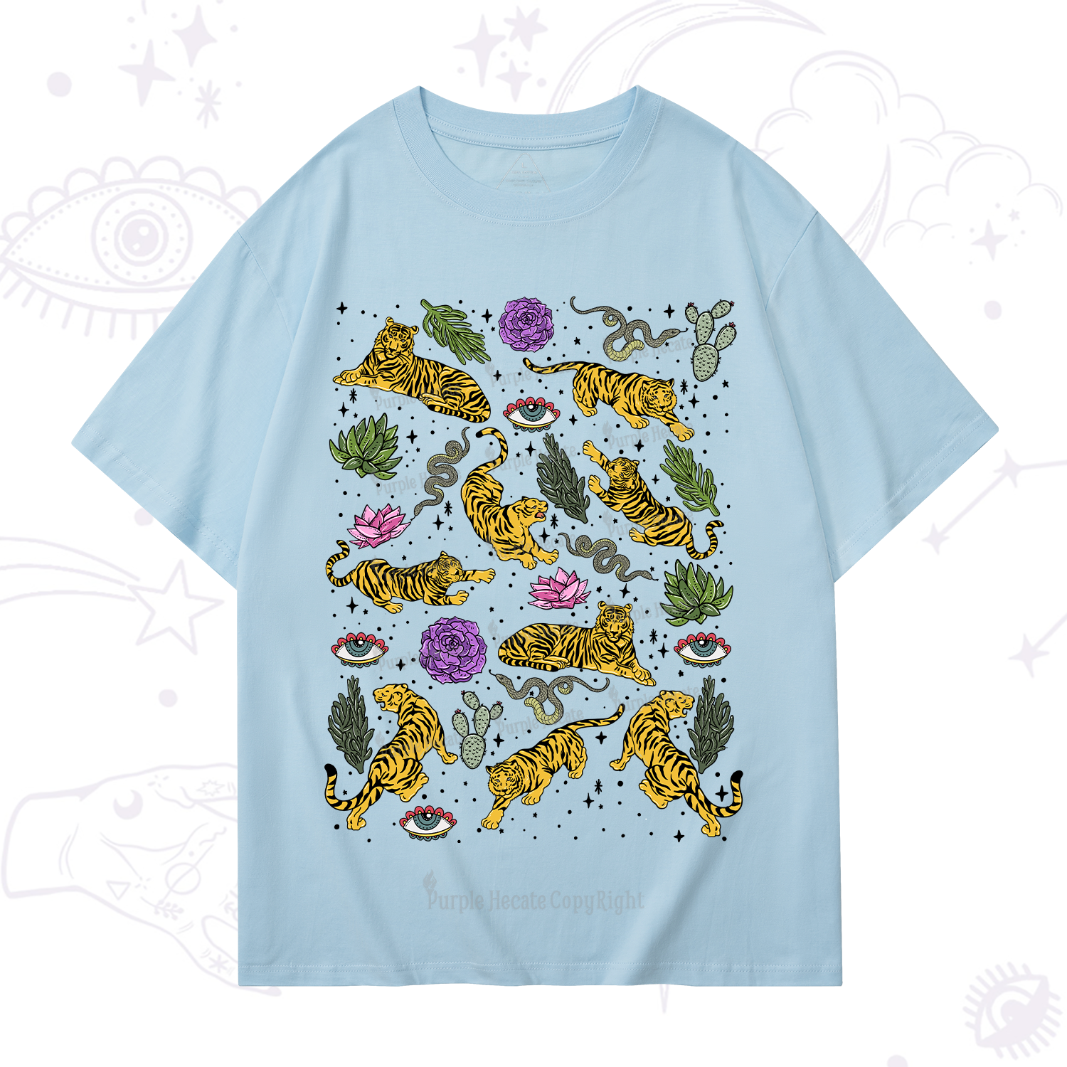 Purplehecate Desert Tiger T-Shirt
