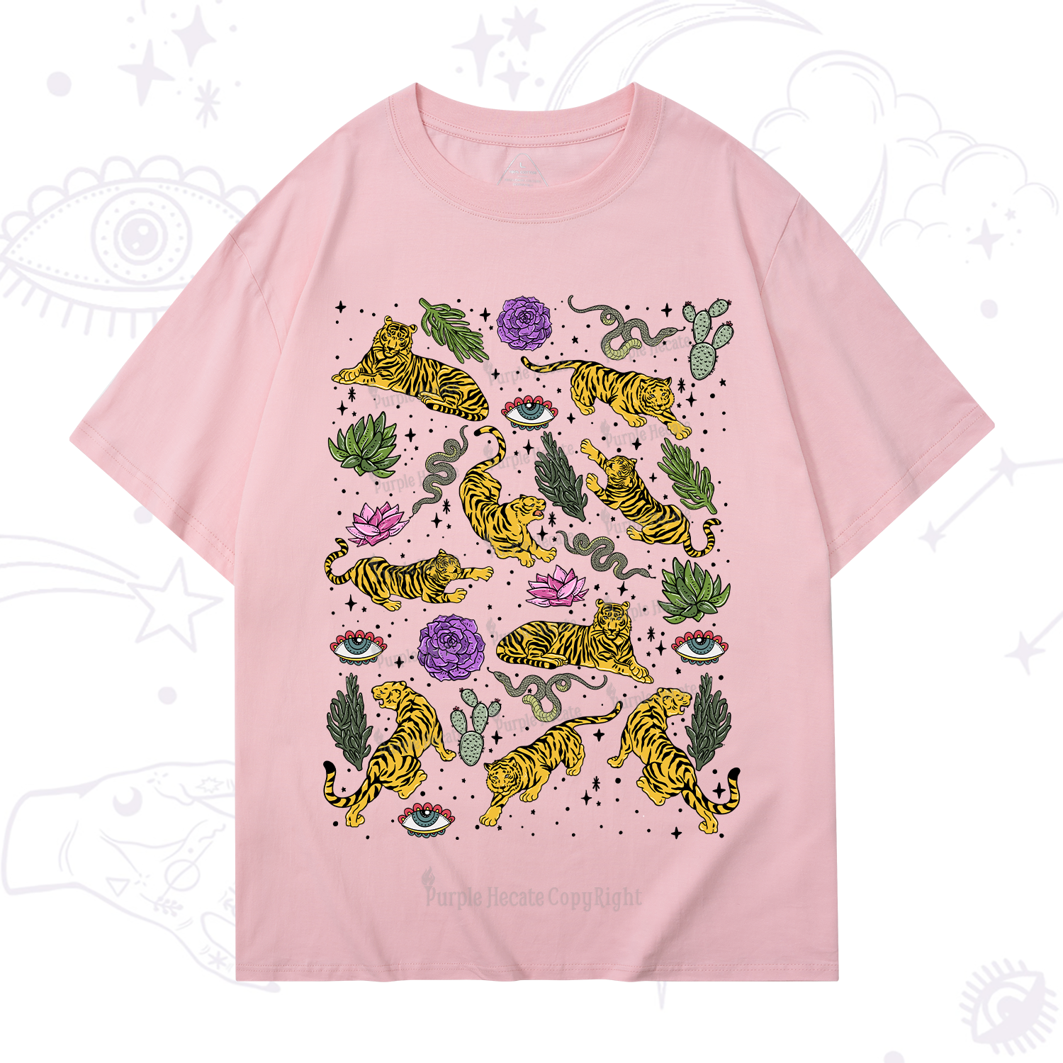 Purplehecate Desert Tiger T-Shirt