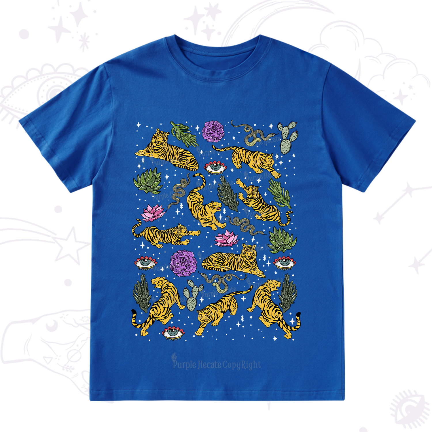 Purplehecate Desert Tiger T-Shirt