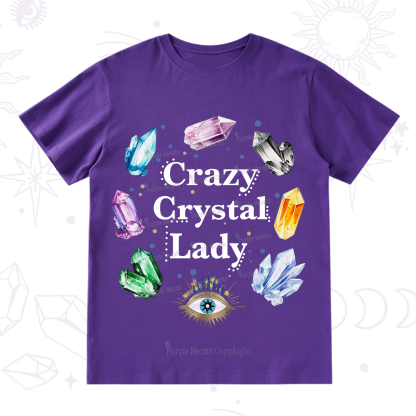 Purplehecate Crazy Crystal Lady T-Shirt