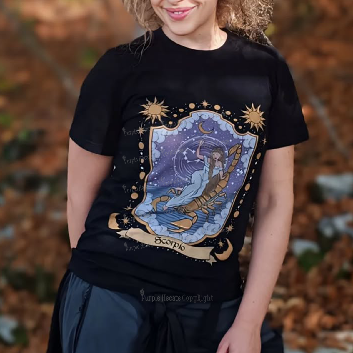 Purplehecate Scorpio Zodiac T-Shirt