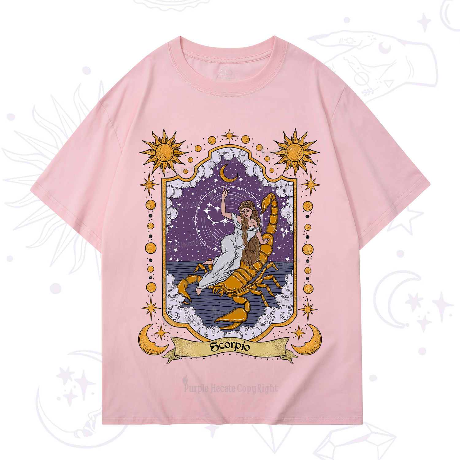 Purplehecate Scorpio Zodiac T-Shirt