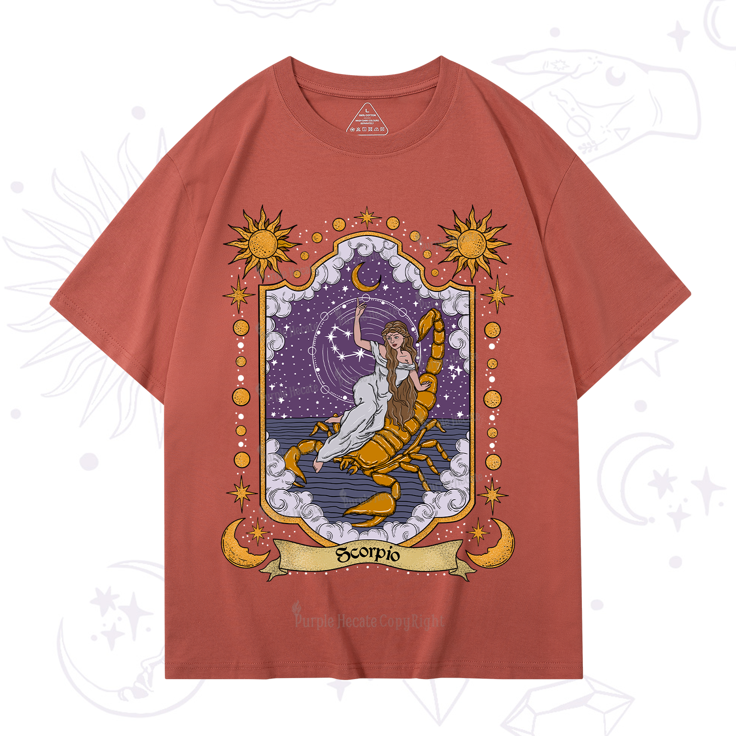 Purplehecate Scorpio Zodiac T-Shirt