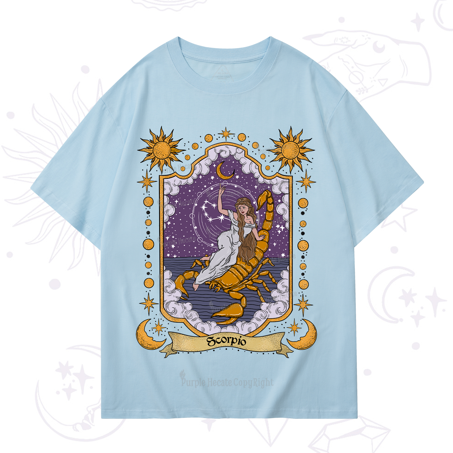Purplehecate Scorpio Zodiac T-Shirt