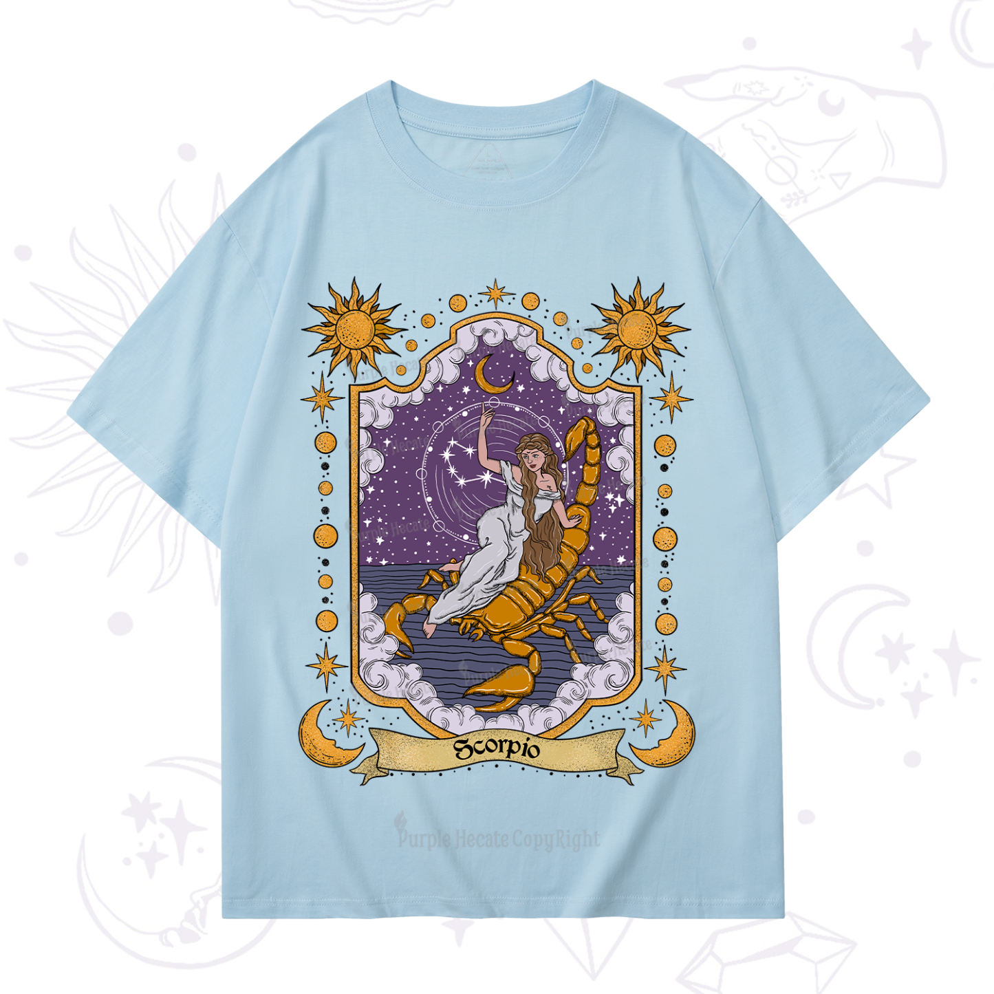 Purplehecate Scorpio Zodiac T-Shirt