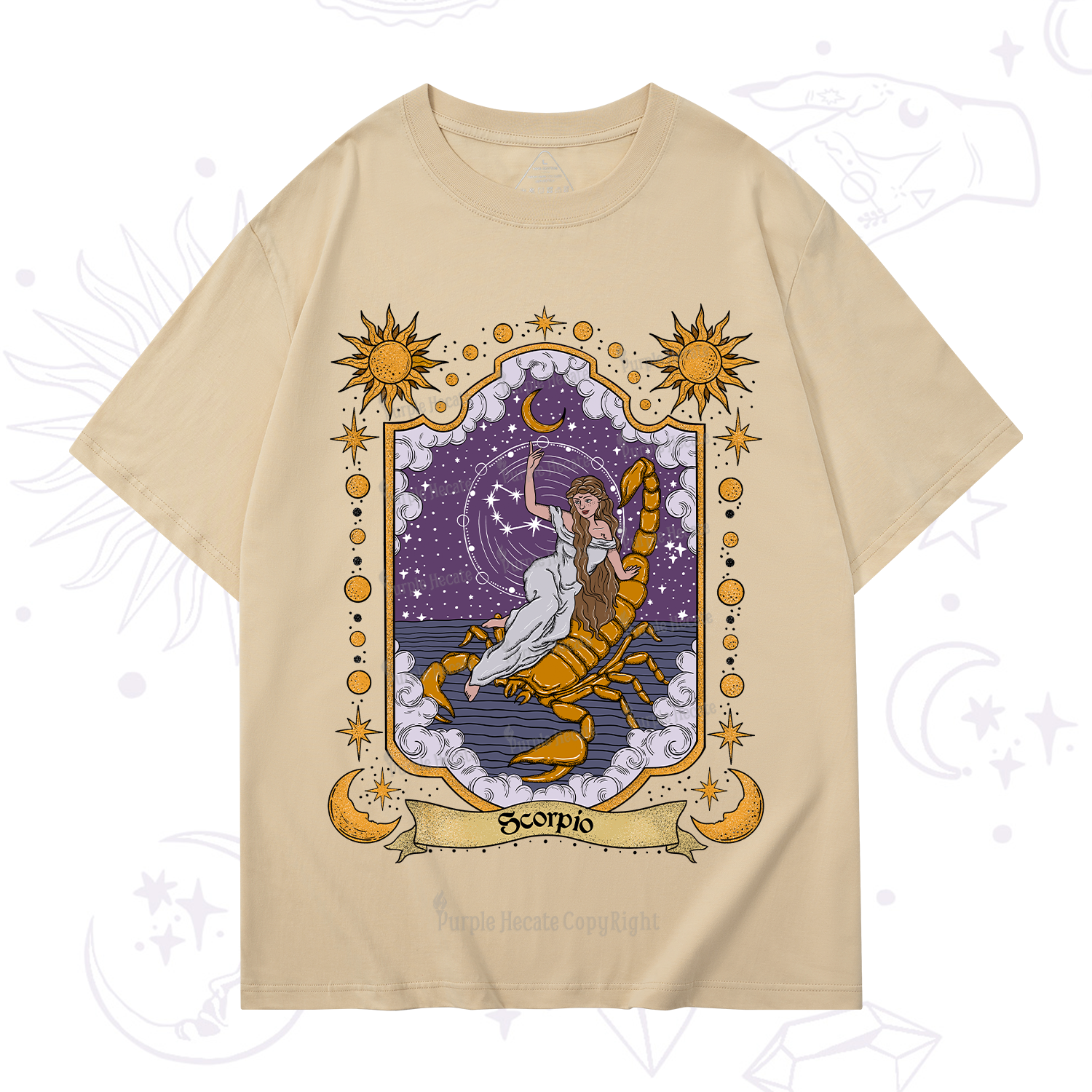 Purplehecate Scorpio Zodiac T-Shirt