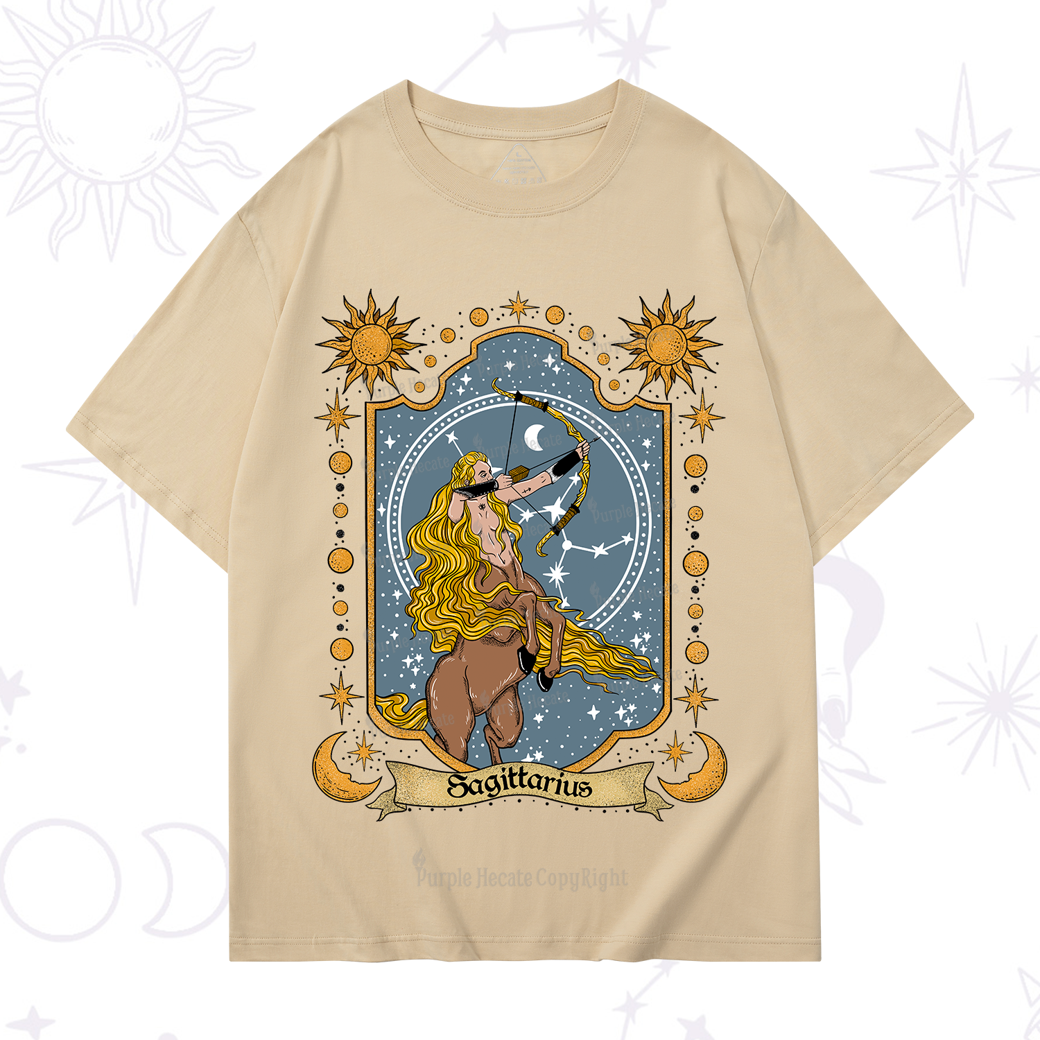 Purplehecate Sagittarius Zodiac T-Shirt