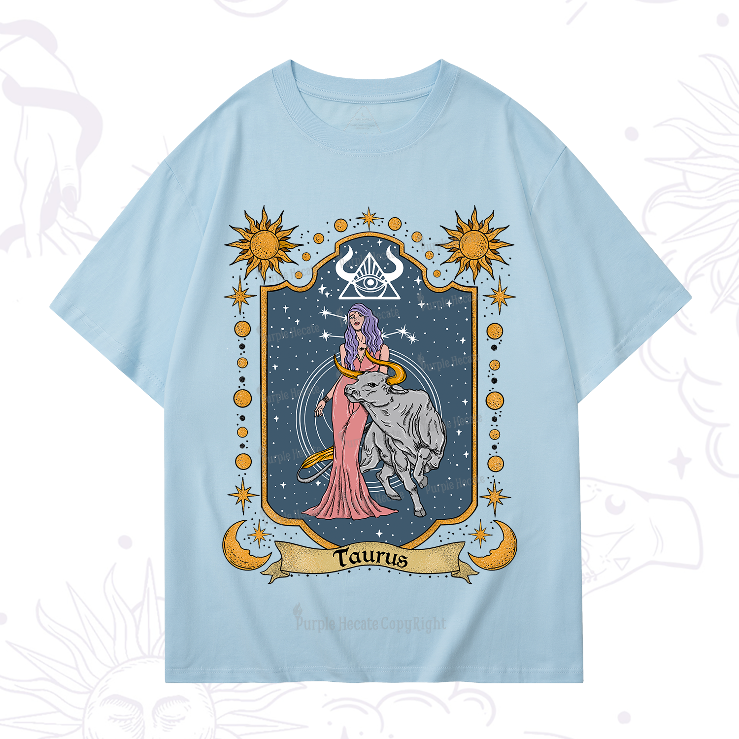 Purplehecate Taurus Zodiac T-Shirt