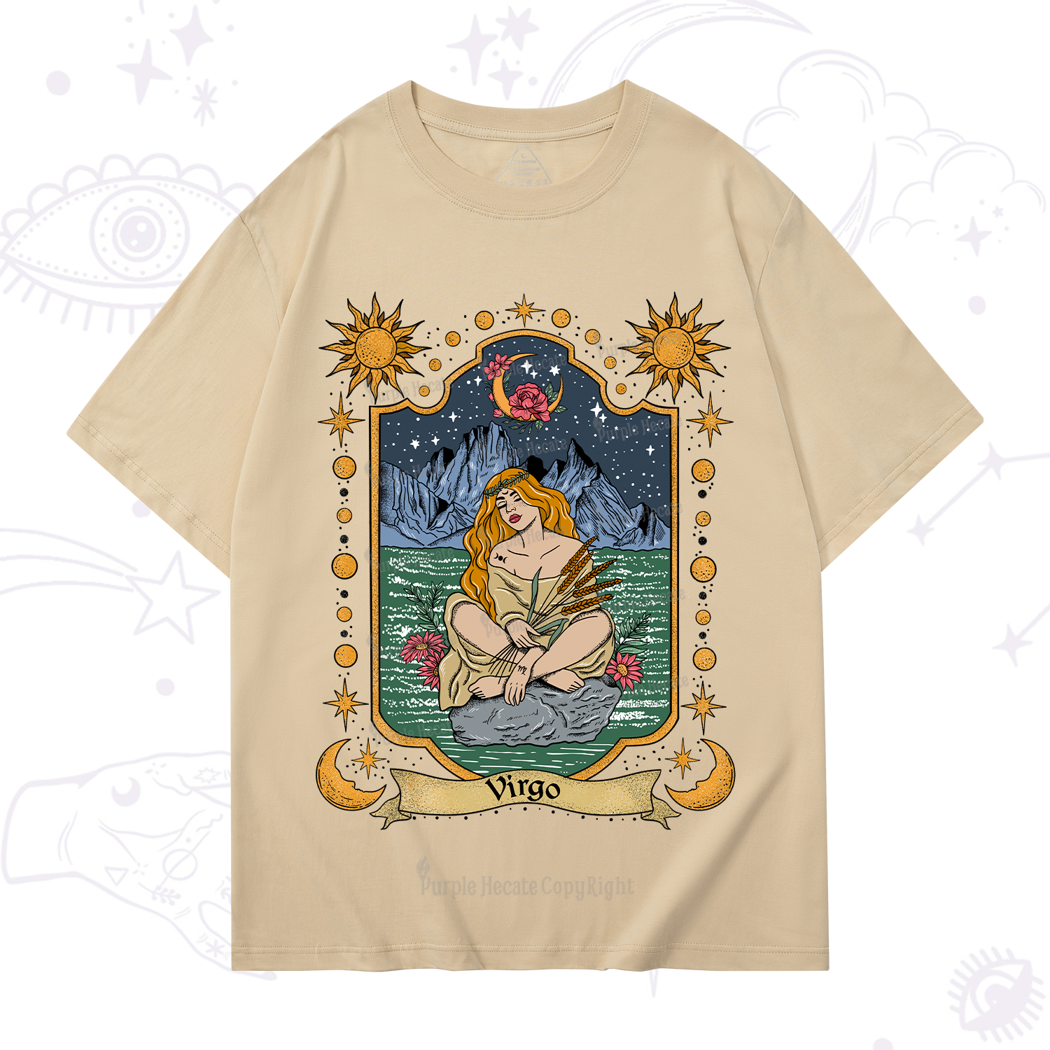 Purplehecate Virgo Zodiac T-Shirt