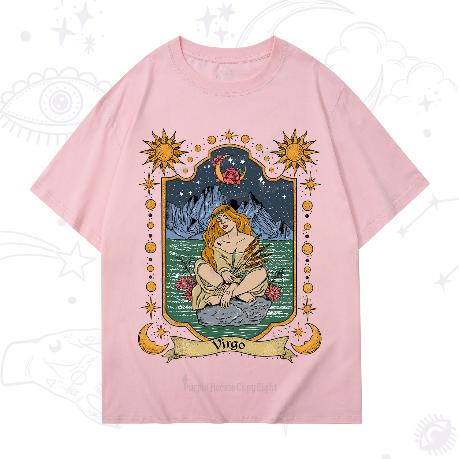 Purplehecate Virgo Zodiac T-Shirt