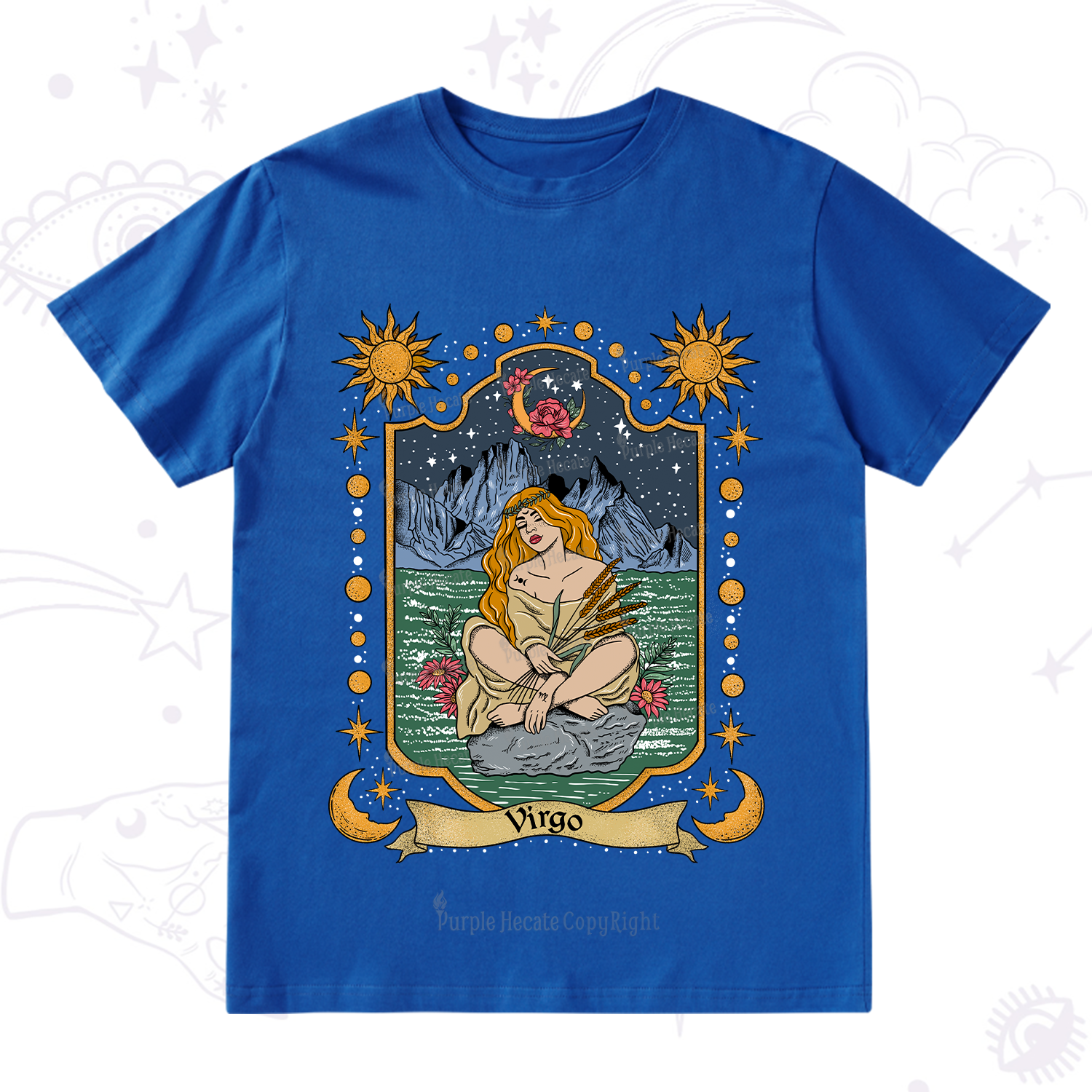 Purplehecate Virgo Zodiac T-Shirt