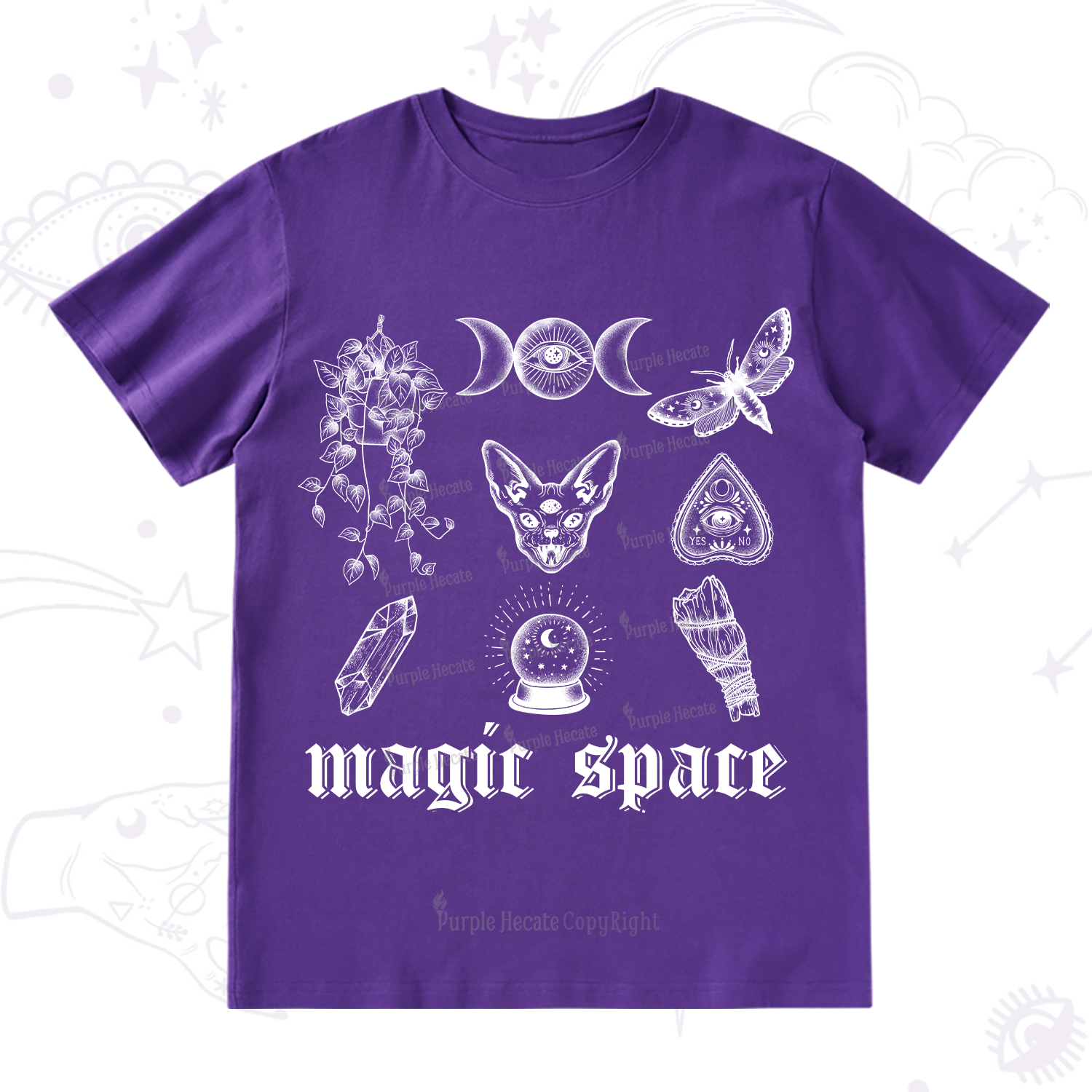 Purplehecate Magic Space T-Shirt
