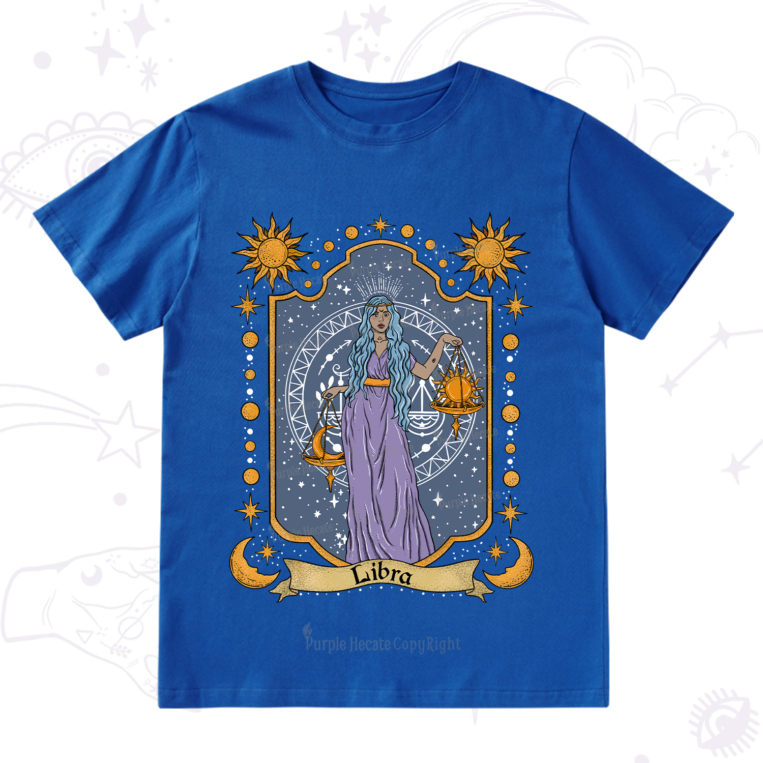 Purplehecate Libra Zodiac T-Shirt