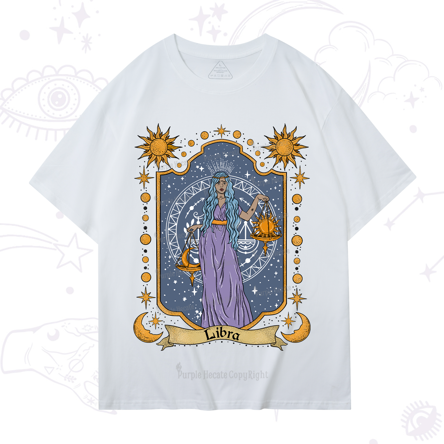 Purplehecate Libra Zodiac T-Shirt