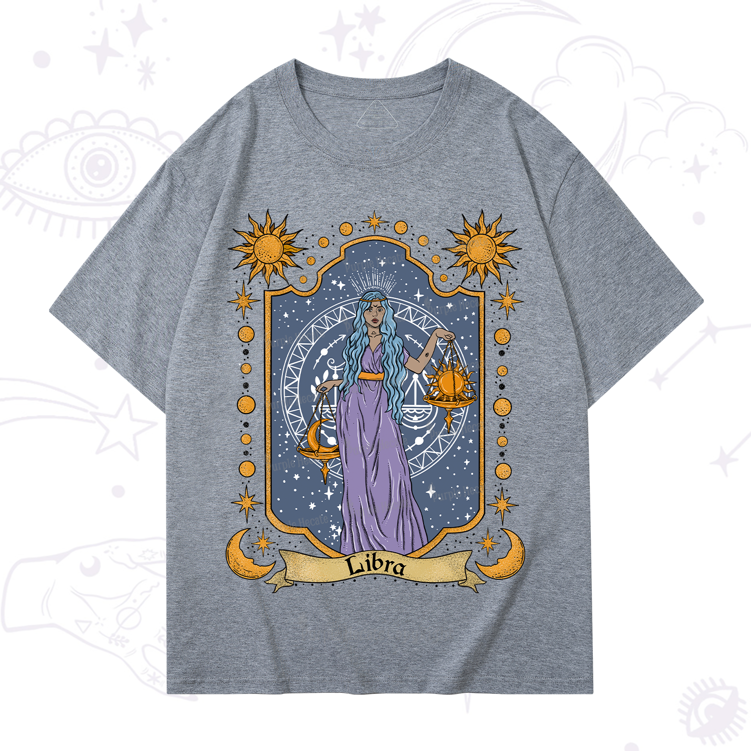 Purplehecate Libra Zodiac T-Shirt