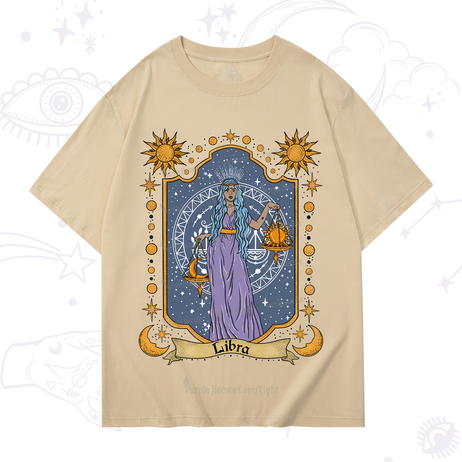 Purplehecate Libra Zodiac T-Shirt