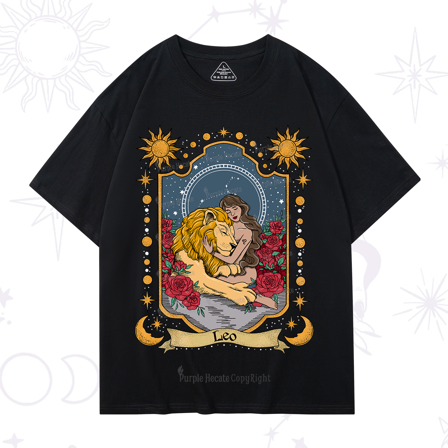 Purplehecate Leo Zodiac T-Shirt