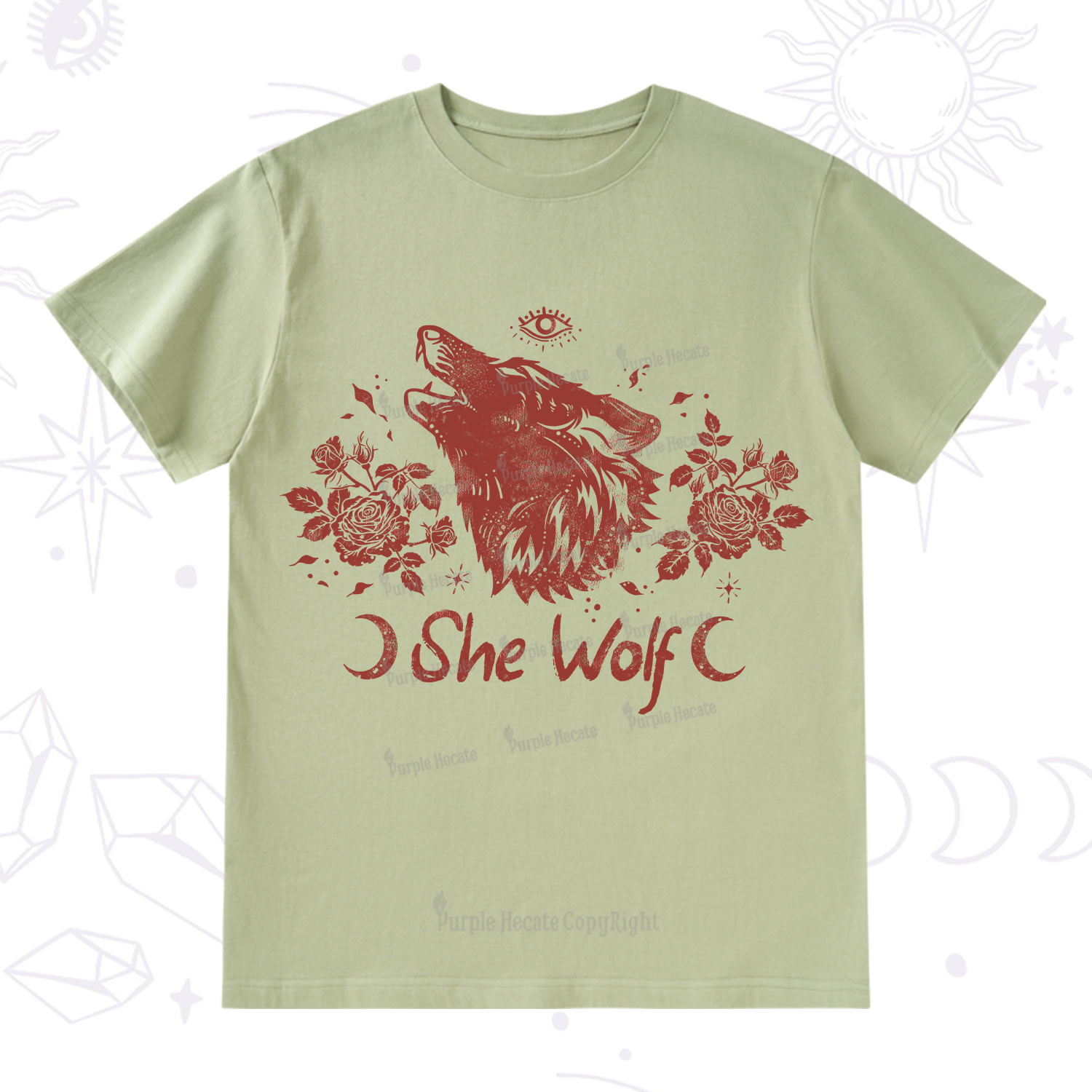Purplehecate She Wolf T-Shirt