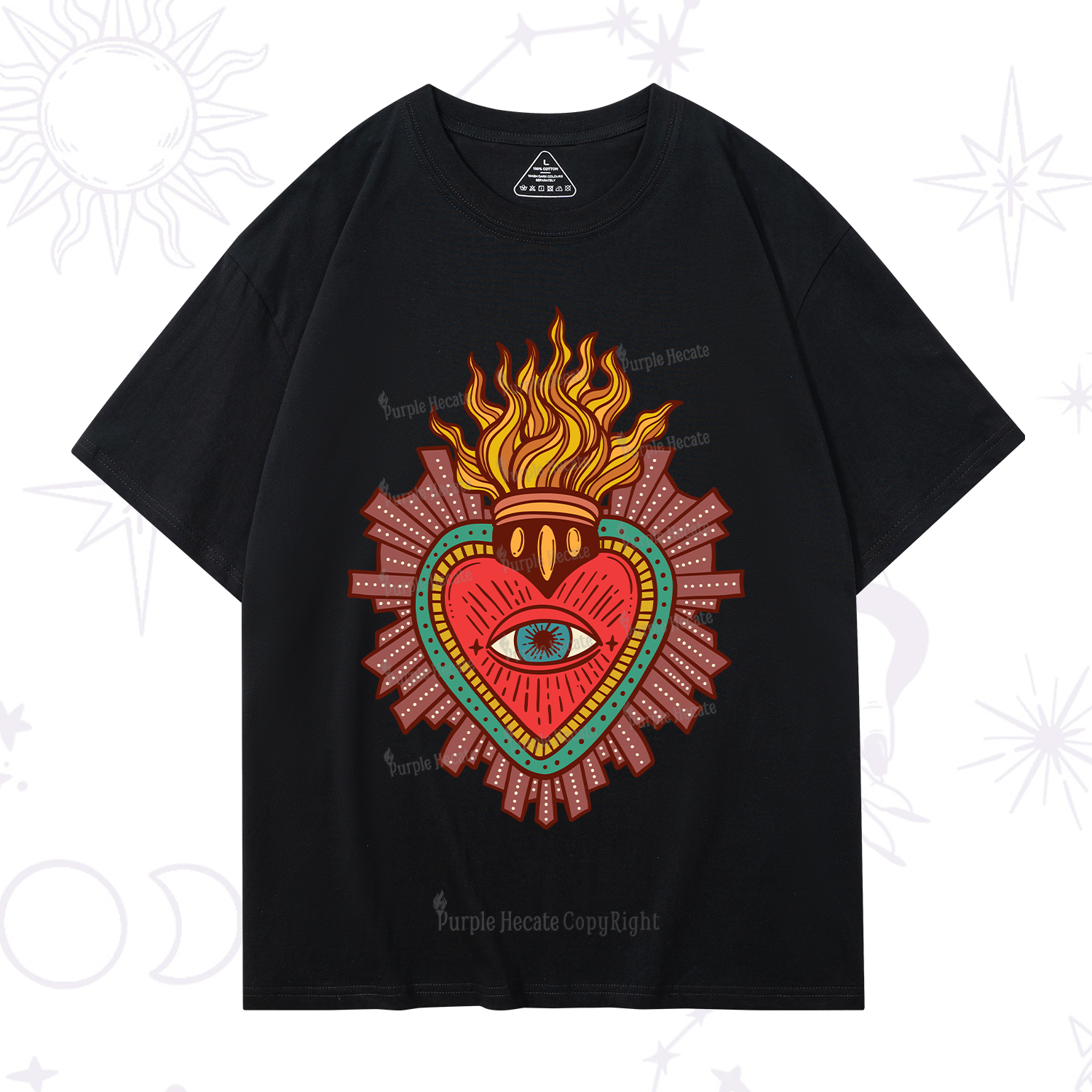 Purplehecate Sacred Heart T-Shirt