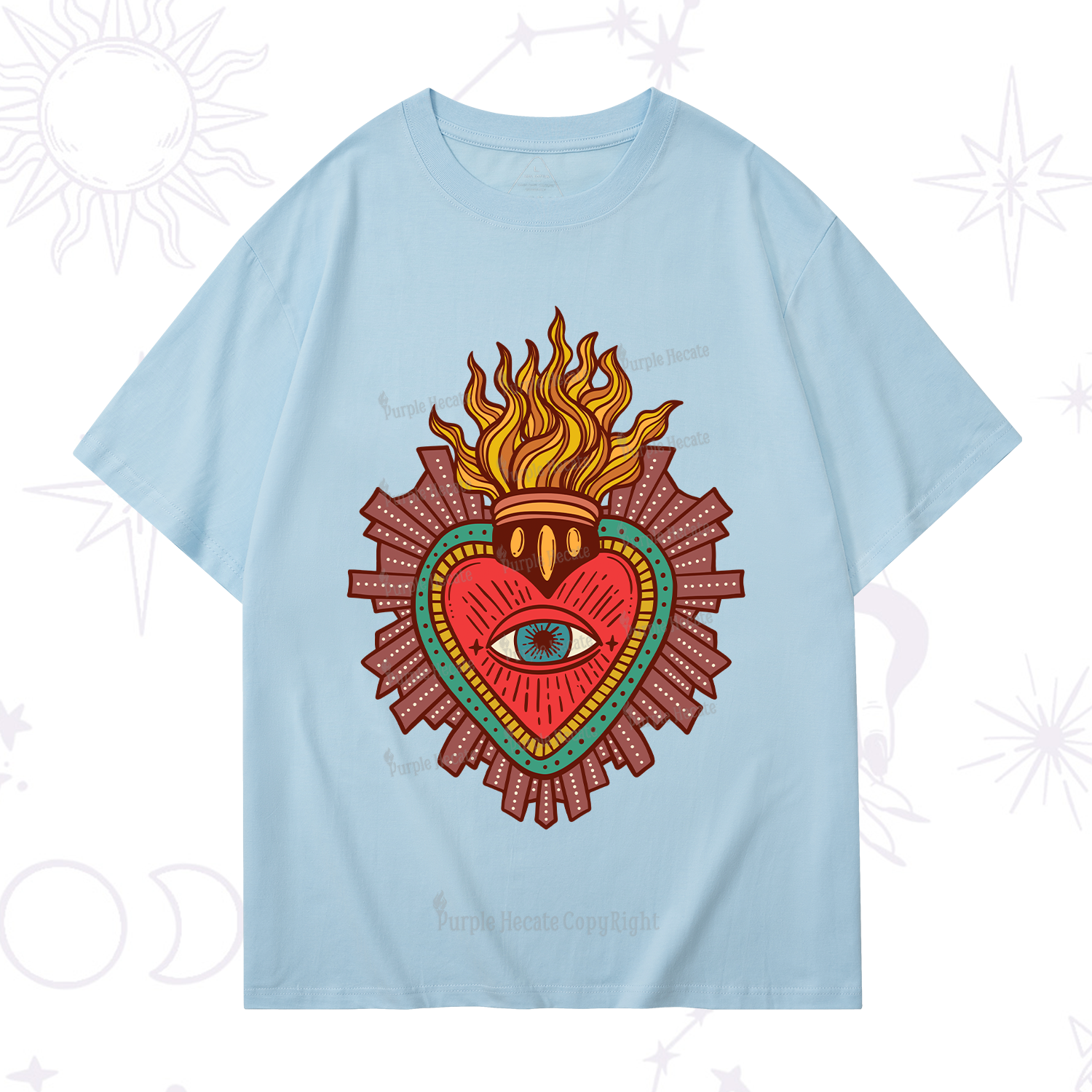 Purplehecate Sacred Heart T-Shirt
