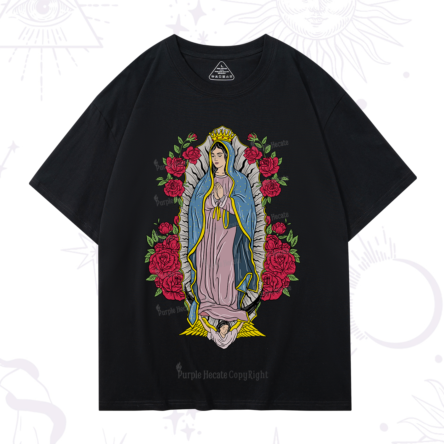 Purplehecate Mother Mary T-Shirt