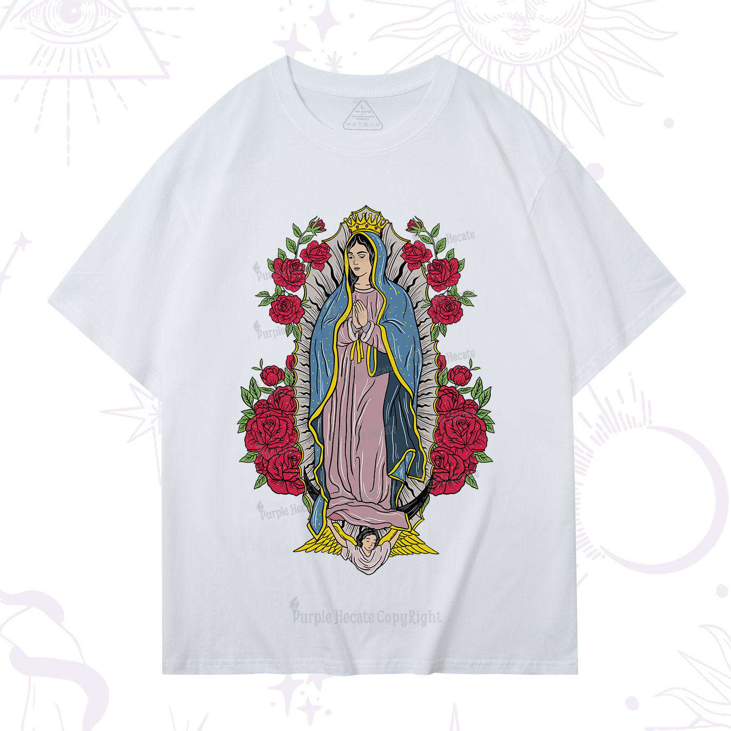 Purplehecate Mother Mary T-Shirt