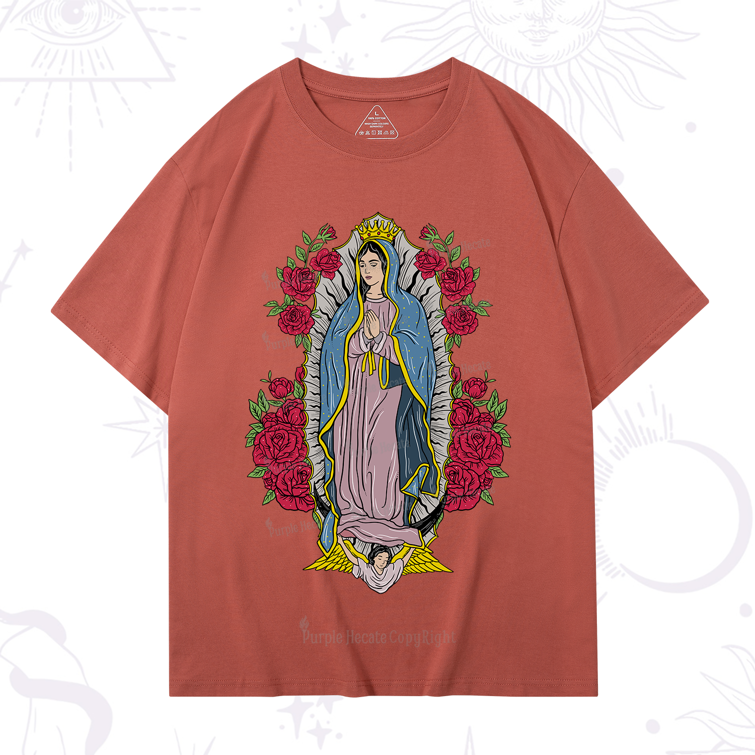 Purplehecate Mother Mary T-Shirt