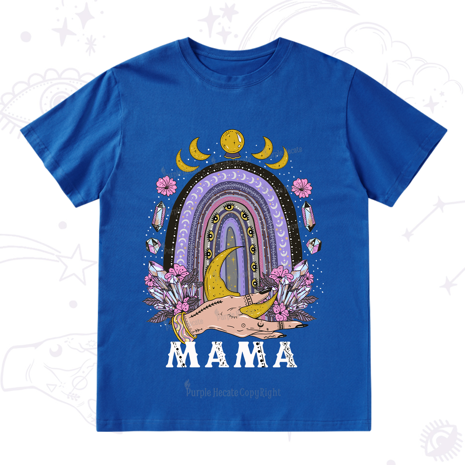 Purplehecate Gothic Mama Rainbow T-Shirt