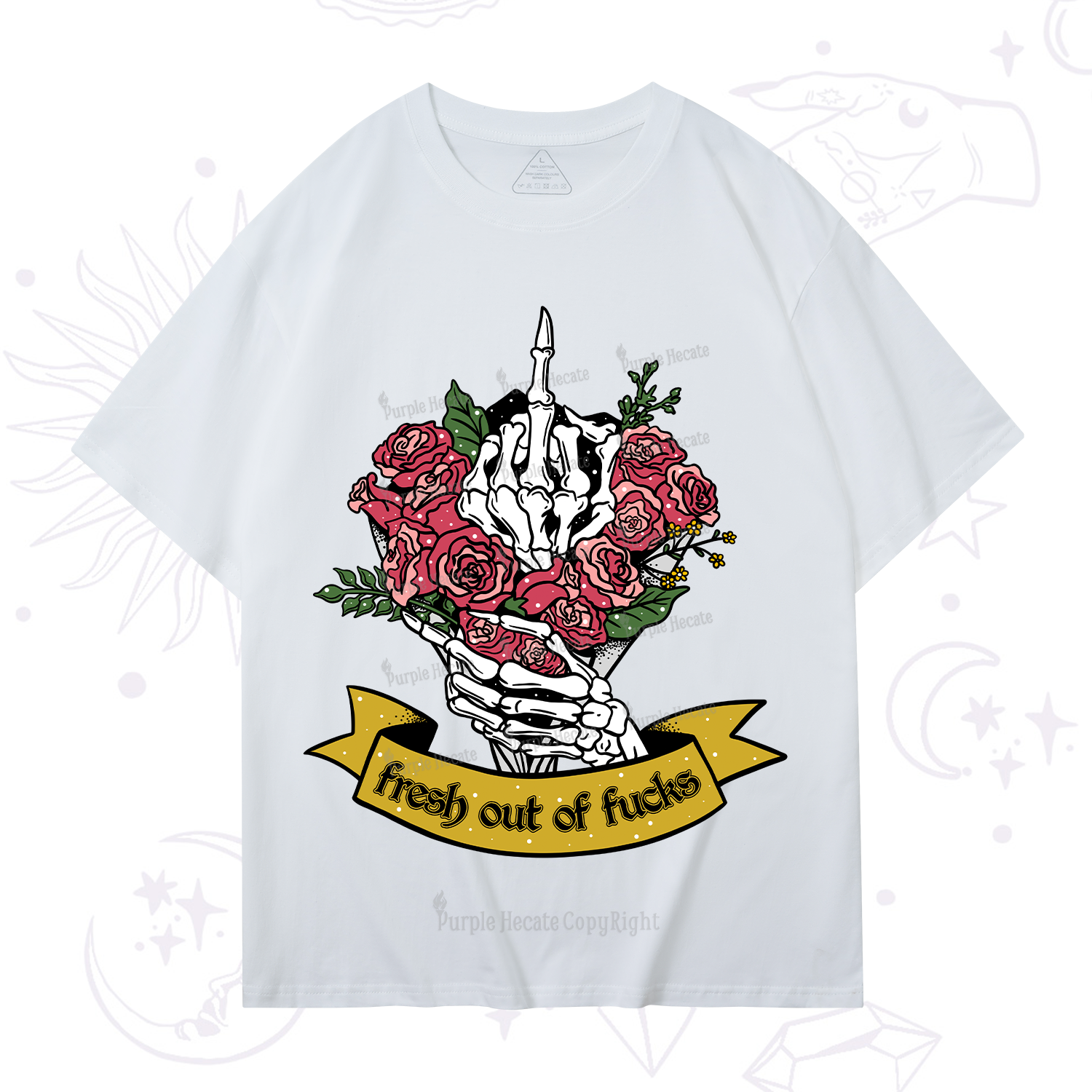 Purplehecate Fresh Out Of Fucks T-Shirt