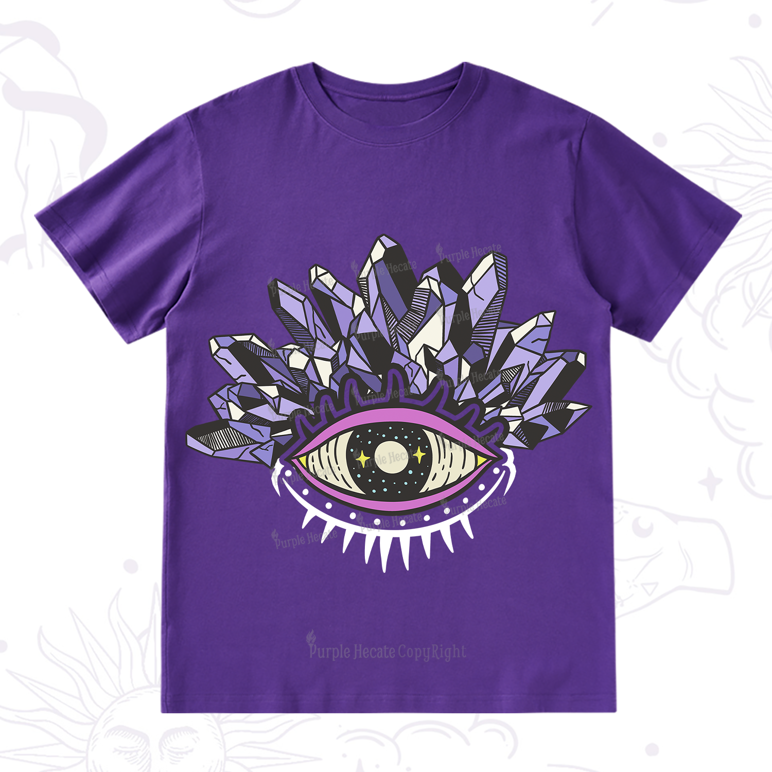 Purplehecate Crystal Eye T-Shirt