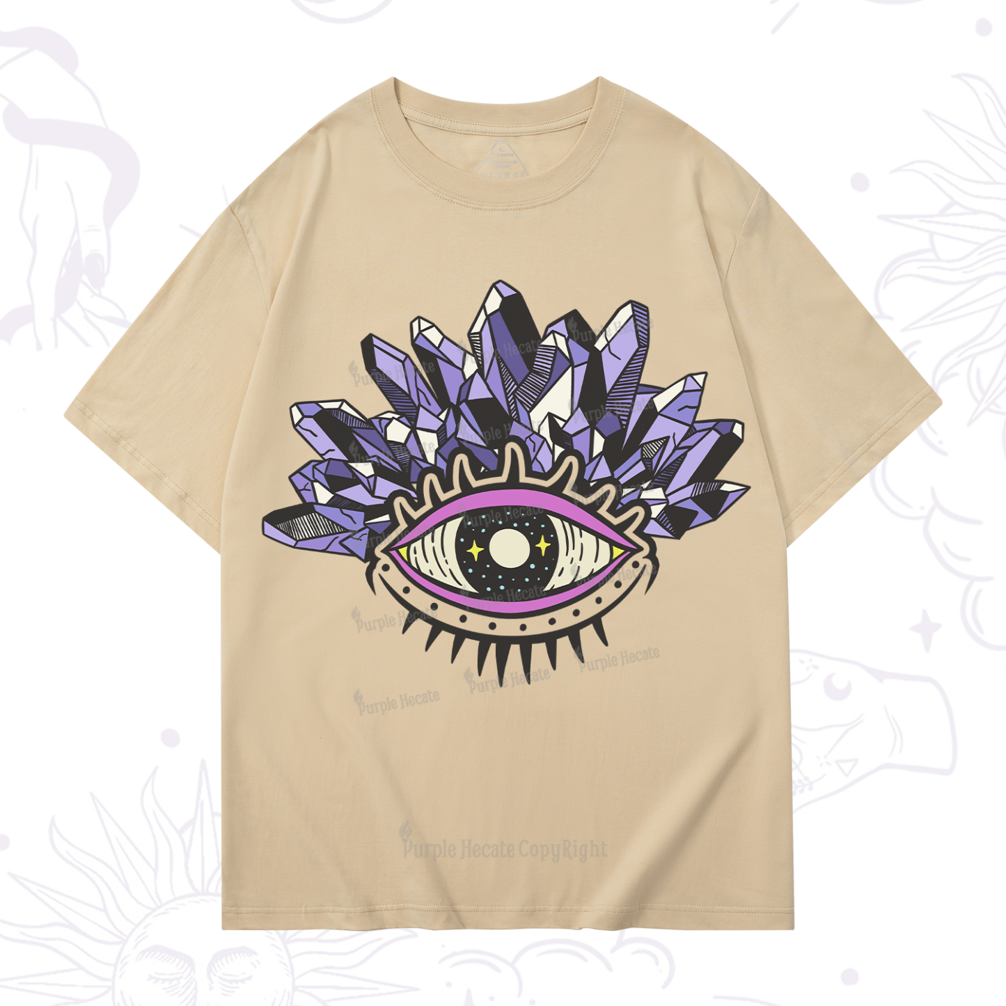 Purplehecate Crystal Eye T-Shirt