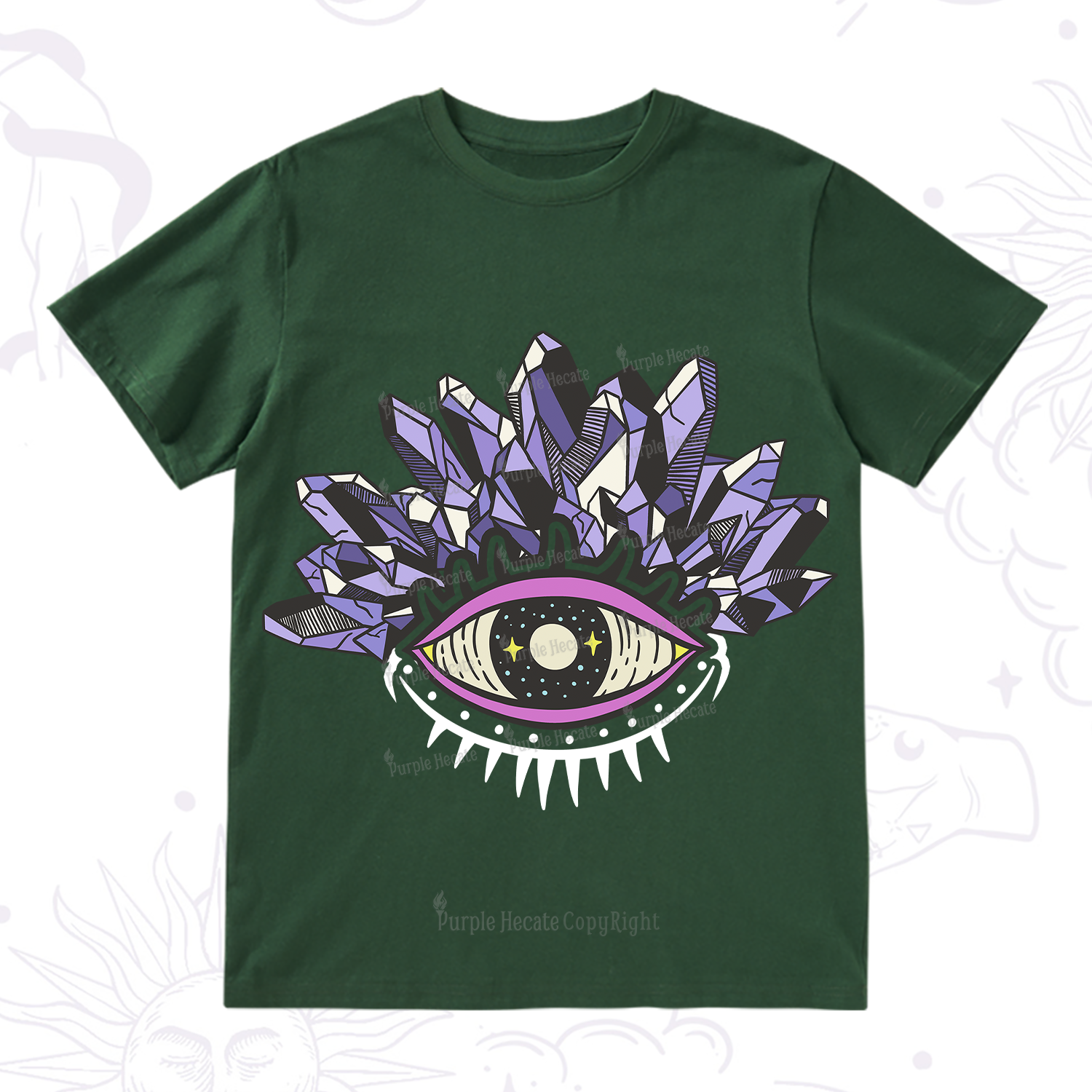 Purplehecate Crystal Eye T-Shirt