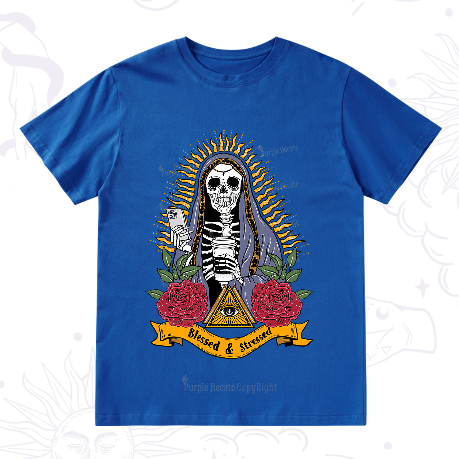 Purplehecate Blessed And Stressed T-Shirt