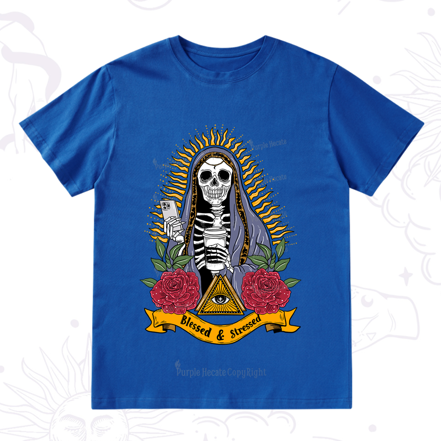 Purplehecate Blessed And Stressed T-Shirt