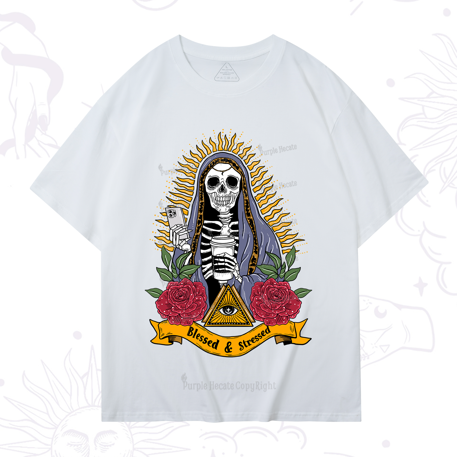 Purplehecate Blessed And Stressed T-Shirt